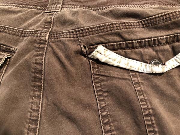 Patch Holes By Pockets In Pants Show Hole In Pants