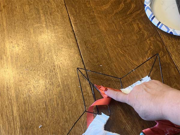 Patriotic Star Wreath 17 Fold Bump