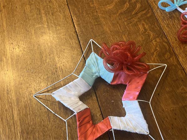 Patriotic Star Wreath 19 Add Poof