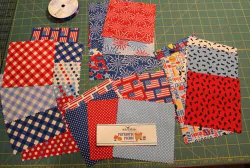 Patriotic Star Garland - Patriotic Picnic Fabric