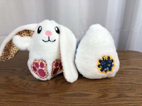 Peekaboo Bunny Front and Back