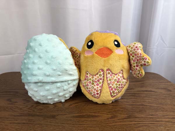 Peekaboo Chick with Egg