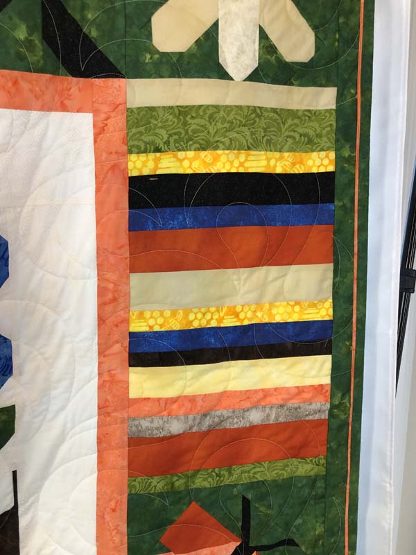 Pen and Paper Quilt Pieced Border