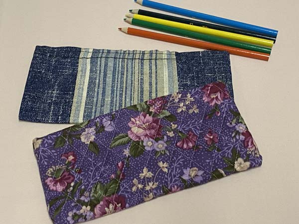 Pencil Case Two Cases wtih Pencils