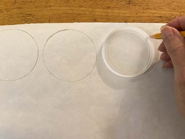 Penny Rug Circle Draw Circles