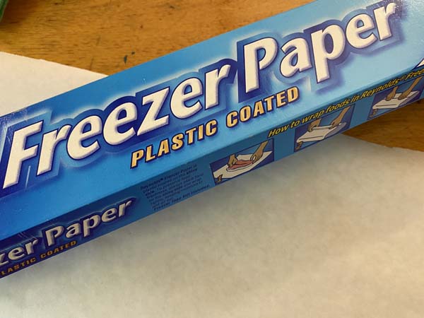 Penny Rug Circle Freezer Paper