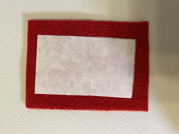 Penny Rug Heart Fused Heat n Bond