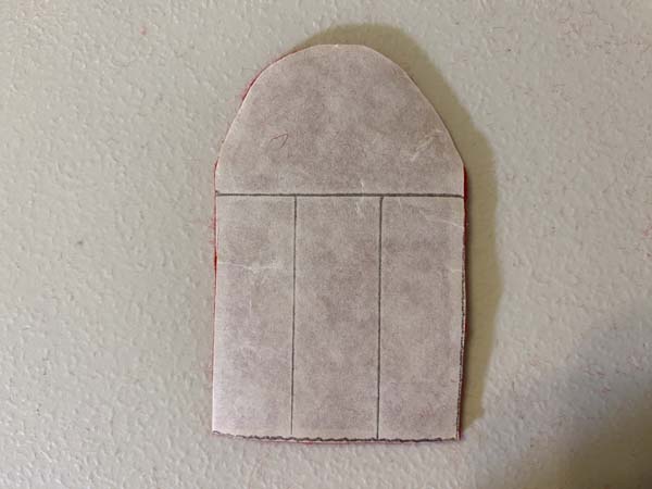 Penny Rug Heart Marked Paper