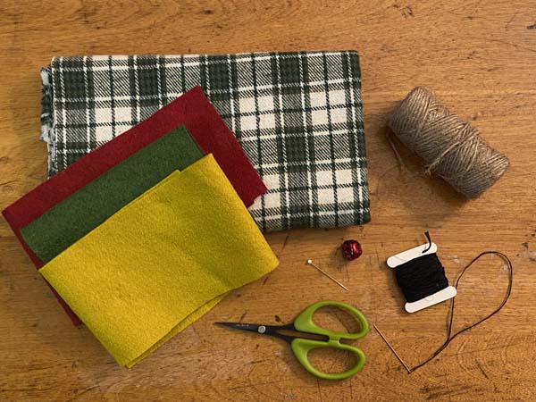 Penny Rug Ornament 1 Supplies