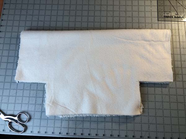 Pet Bed Boxed Corners Cut From Sherpa