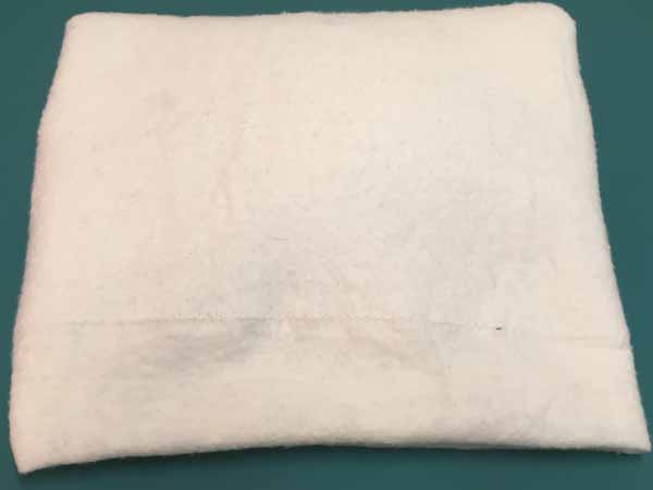 Piece Together Batting Scraps - Finished view 1