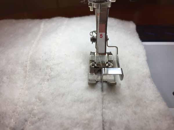 Piece Together Batting Scraps - Sewing