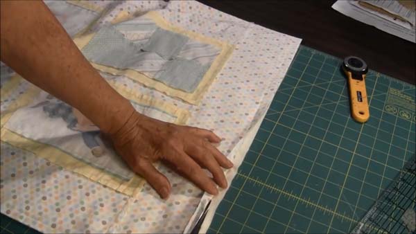 Pillowcase Binding Tutorial Trim Batting