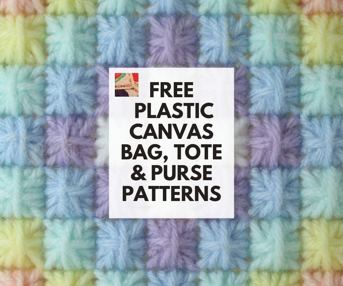 Star Tote PDF plastic canvas pattern