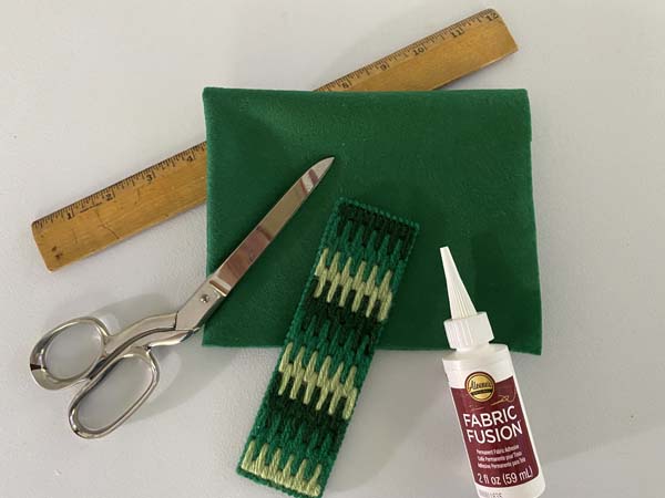 Plastic Canvas Bookmark Finish 1 Supplies