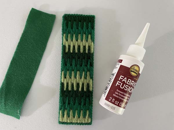 Plastic Canvas Bookmark Finish 3 Glue