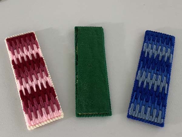 Plastic Canvas Bookmark Finish 9 Show Bookmarks