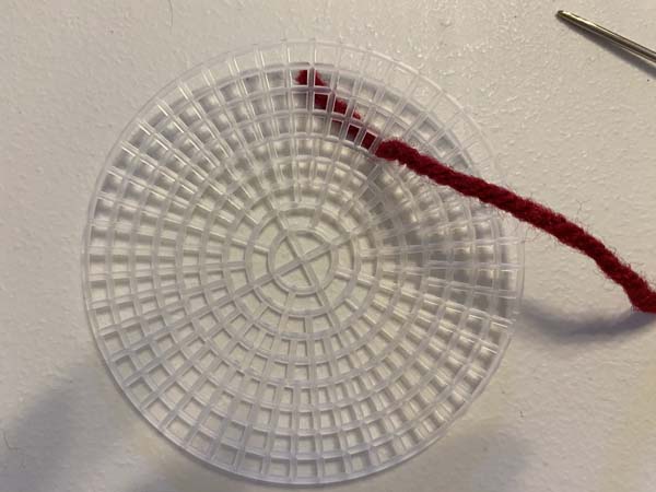 Plastic Canvas Coaster 1 1 Thread Through