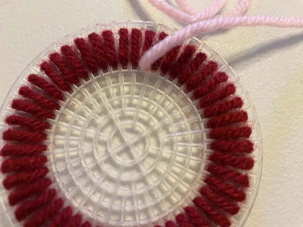 Plastic Canvas Coaster 1 7 Start Next Round Thread Through