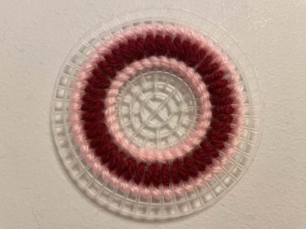 Plastic Canvas Coaster 2 12 Circle Stitched