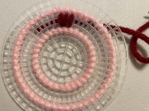 Plastic Canvas Coaster 2 12 Overlap Stitches