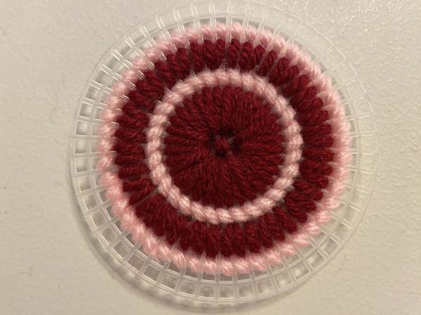 Plastic Canvas Coaster 2 18 stitch center