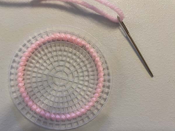 Plastic Canvas Coaster 2 5 First Circle Stitched