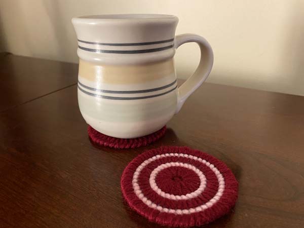 Plastic Canvas Coaster 2 with mug