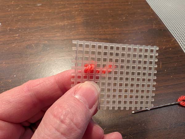 Plastic Canvas Half Cross 3