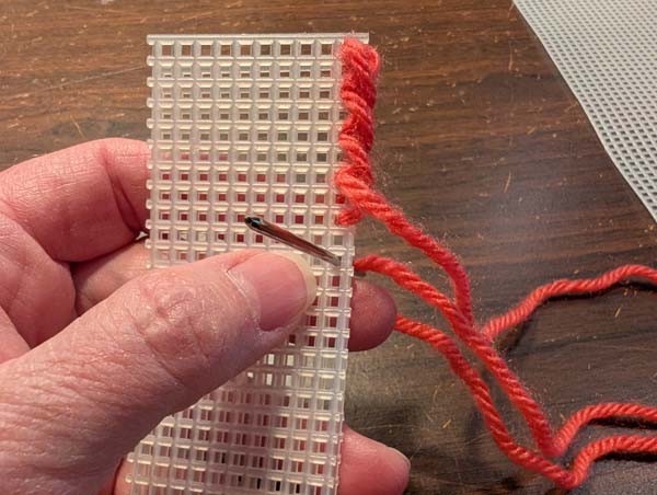 Plastic Canvas Long Legged Cross 10 Skip Hole