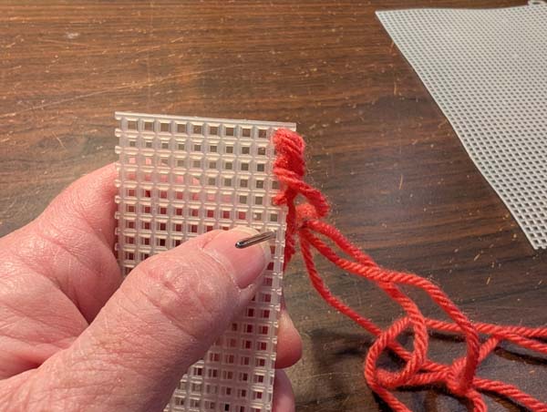 Plastic Canvas Long Legged Cross 9 Skip Hole