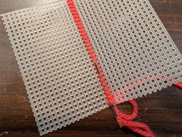 Plastic Canvas Whip Stitch 18 End yarn