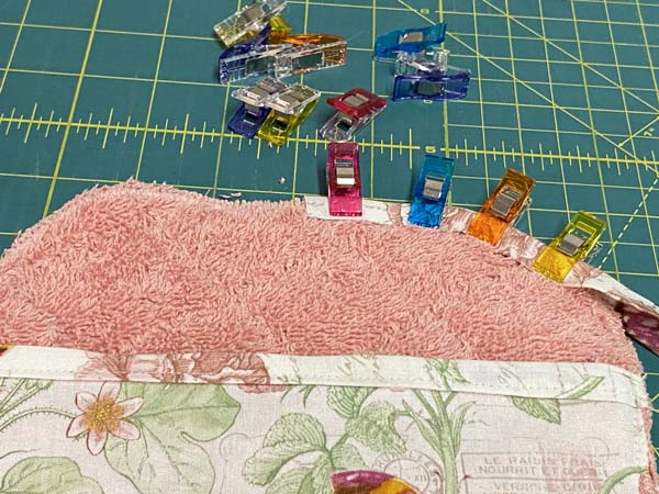 Pocket Towel Potholder 20 Clip Binding to Edge