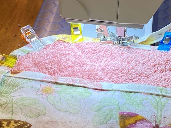 Pocket Towel Potholder 23 Sew Binding