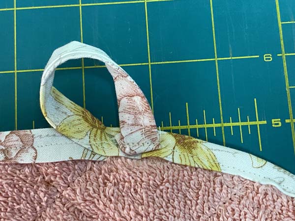 Pocket Towel Potholder 26 Sewn Loop Back