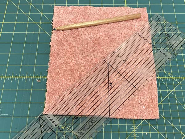 Pocket Towel Potholder 3 Mark Lines