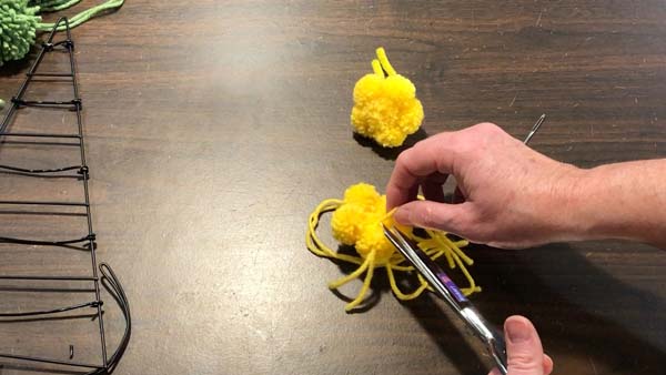 Pom pom Tree Wreath Trim Strings