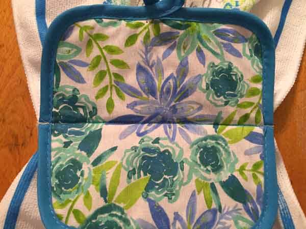 Potholder Dish Towel - Potholder Sewn