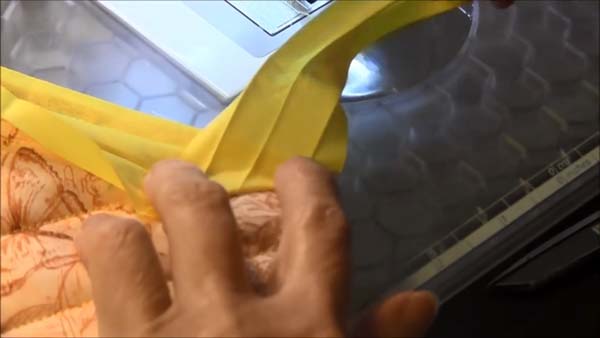 Potholder Tutorial - Fold 45 degree angle