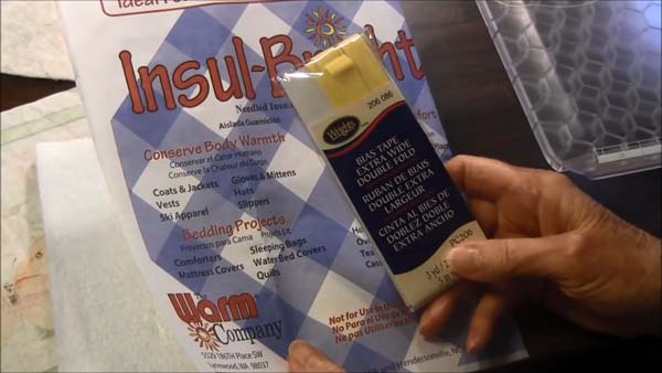 Potholder - Double Fold Bias Tape