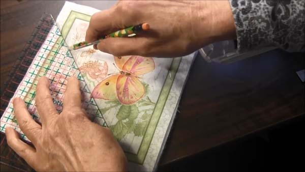 Potholder - Draw Diagonal Line