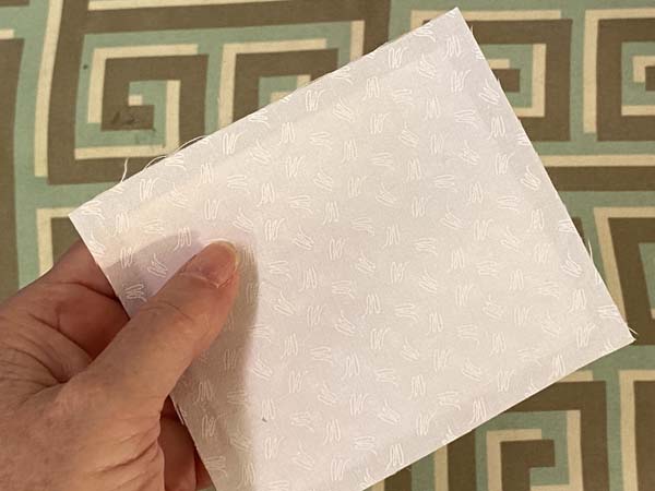 Prevent Shadowing in Fabric bonded fabric layers