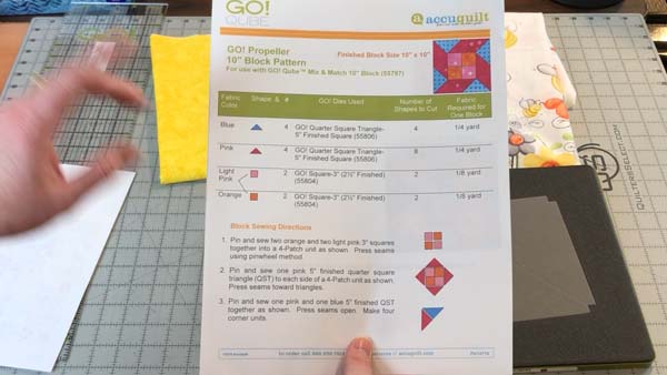 Propeller Block Pattern Sheet