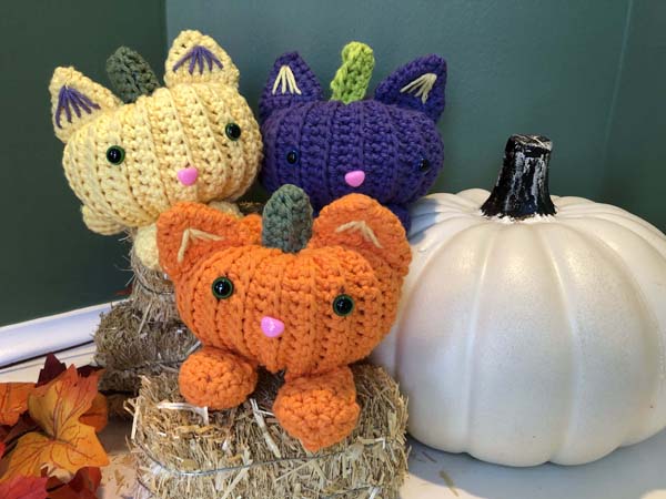 Pumpkin Cats Three Samples