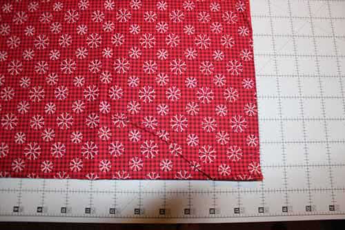 Quick Table Runner - Cut Background Fabric