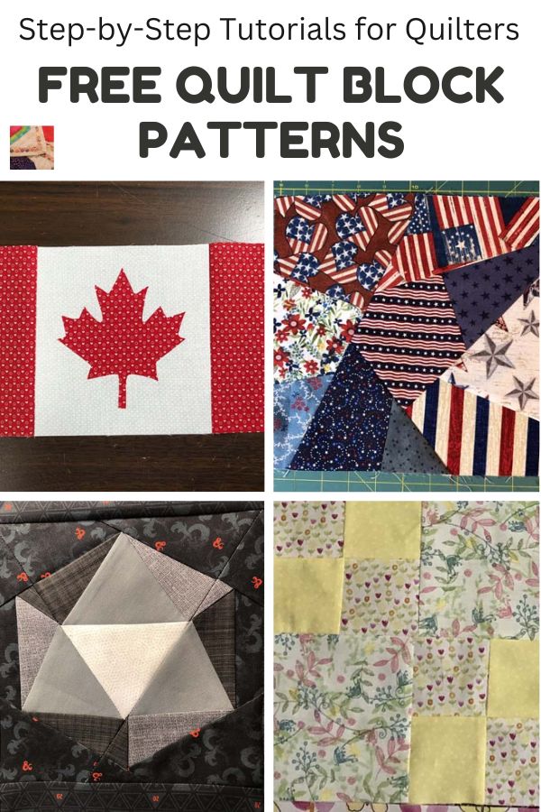 QUILT BLOCK PATTERN TUTORIALS