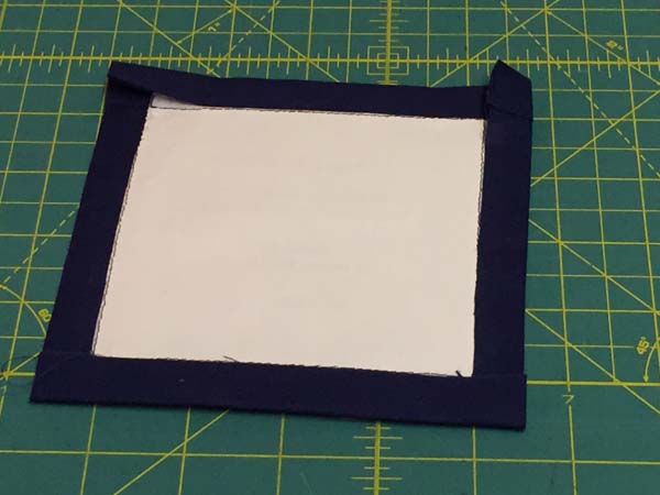 Quilt Label Tutorial Fold Over Fabric