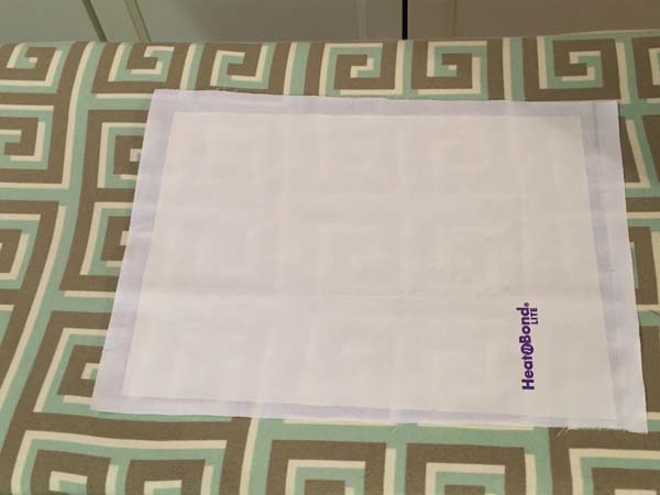 Quilt Label Tutorial HeatnBond Adhered