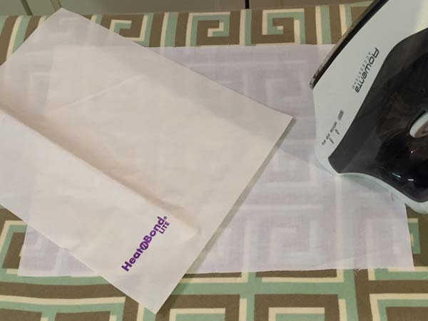 How to make a quilt label Tutorial - HeatnBond Fabric