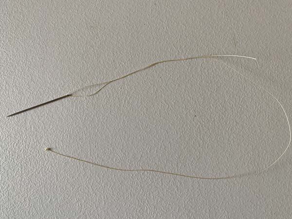 How to make a quilters knot